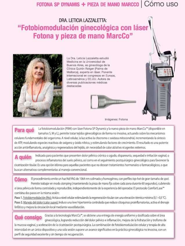 fotobiomodulación (PBM) mediante el láser Fotona Mallorca
